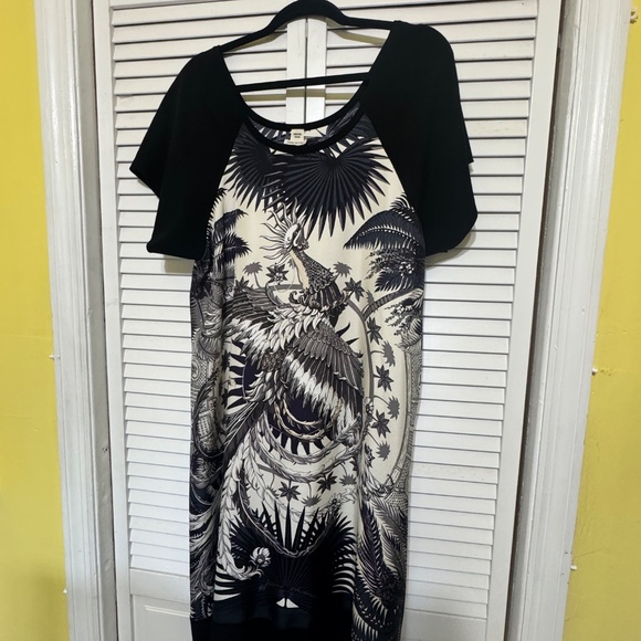 Hermes Gaultier era. Phoenix silk dress - Picture 2 of 5